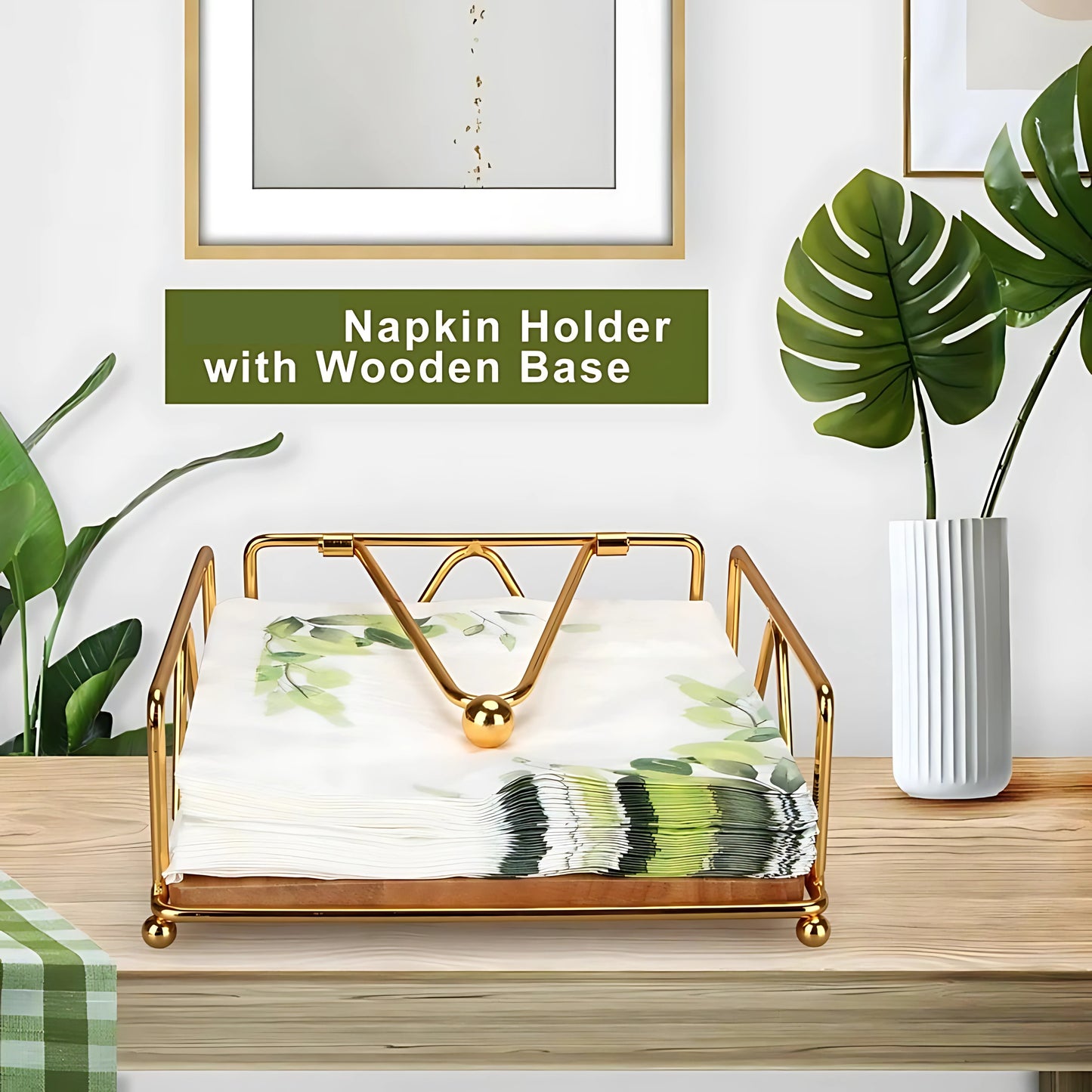 Modern Iron Napkin Holder - Design for Kitchen & Dining Table